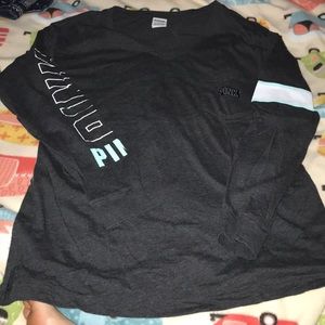 NWOT PINK Victoria’s Secret Long Sleeve Tee